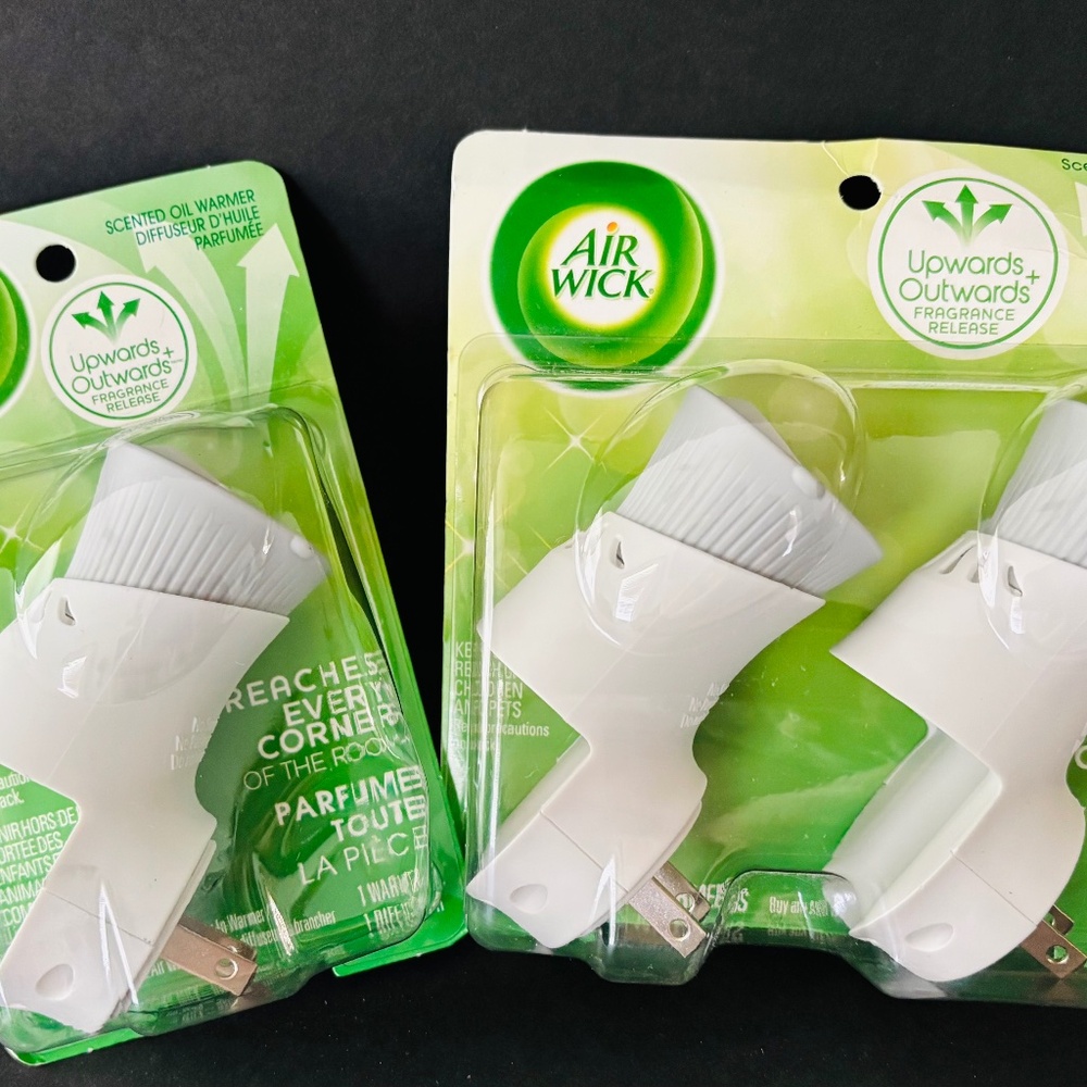NEW Air Wick Plug-In Scented Oil Air Freshener Warmer Device Set of 3